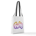 thumbnail image 5 of CafePress - Furby Logo Medium Tote Bag - Polyester Tote Bag 16"x16", 5 of 5