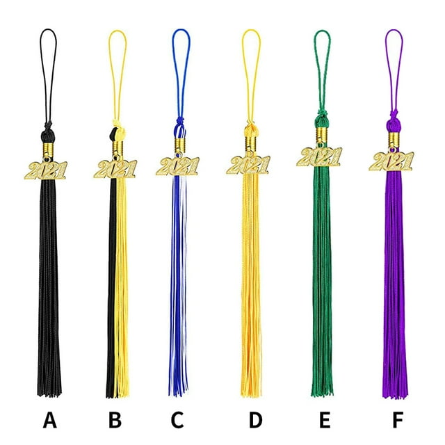 Tassel Decoration Hanging Date Drop Tassel Graduation Cap Tassel Pendant Polyester Graduation Cap Drop Prop, Green
