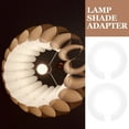 thumbnail image 6 of Lamp Shade Adapter Ring E27 to E14 Lampshade Conversion Plastic White 20 Pcs, 6 of 6
