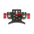 thumbnail image 2 of Bracket Holder Long for 15mm Rail Support System for Diameter 50mm Red, 2 of 8