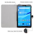 thumbnail image 3 of Labanema 8" Lenovo Tab M8 FHD (2nd Gen) TB-8705F Case, PU Leather Folio Stand Protective Case, Cover for 8" Lenovo Tab M8 FHD (2nd Gen) TB-8705F (Black), 3 of 7