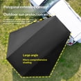 thumbnail image 2 of SUV Car Side Awning Roof Top Tent, Suction Cup UV Protection Sun Shade Shelter, Silver Coated Black Glue Waterproof Canopy, Portable Outdoor Camping Rear Car Tent for Travel Picnic Driving Tour, 2 of 6