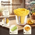 thumbnail image 6 of Manual Vegetable Spiralizer and Curler for Rose Flower Carving Stainless Steel Multifunctional Peeler Carrot Cucumber Rose Garnishing Slicer Tool Kitchen Gadget, 6 of 6