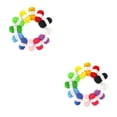 thumbnail image 1 of Advancent 12 Pieces Kids DIY Knitting Yarns Ball Material Sewing Wool Colorful Crafting Multicolor for Sweater Random Color Color aleatorio 10g 2Conjunto, 1 of 6