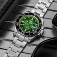 thumbnail image 3 of ADDIESDIVE Men's Watch Dive Watch with Ceramic Bezel, 316L Stainless Steel, Japanese Quartz Movement, 200M Water Resistant, Blue Luminous, Green, 3 of 9