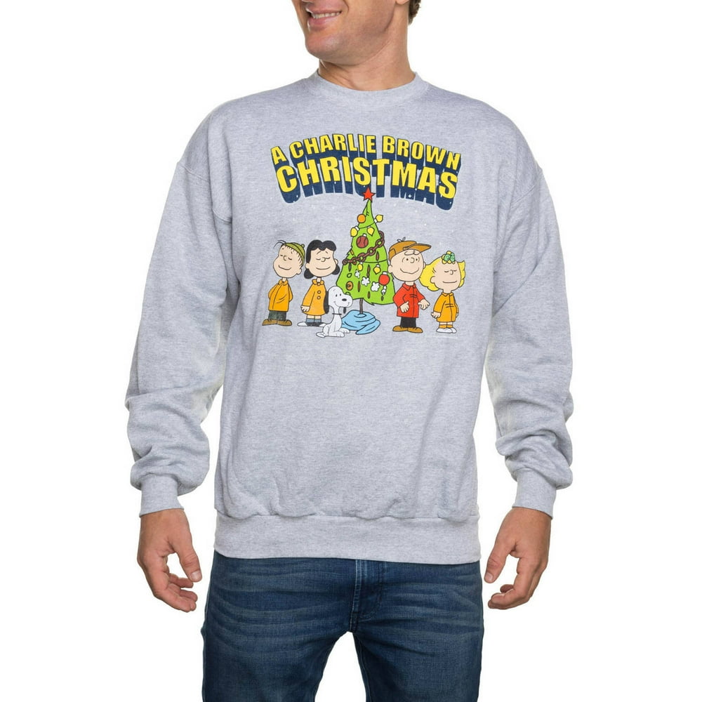 Holiday Peanuts Men's Charlie Brown Christmas Graphic Sweatshirt