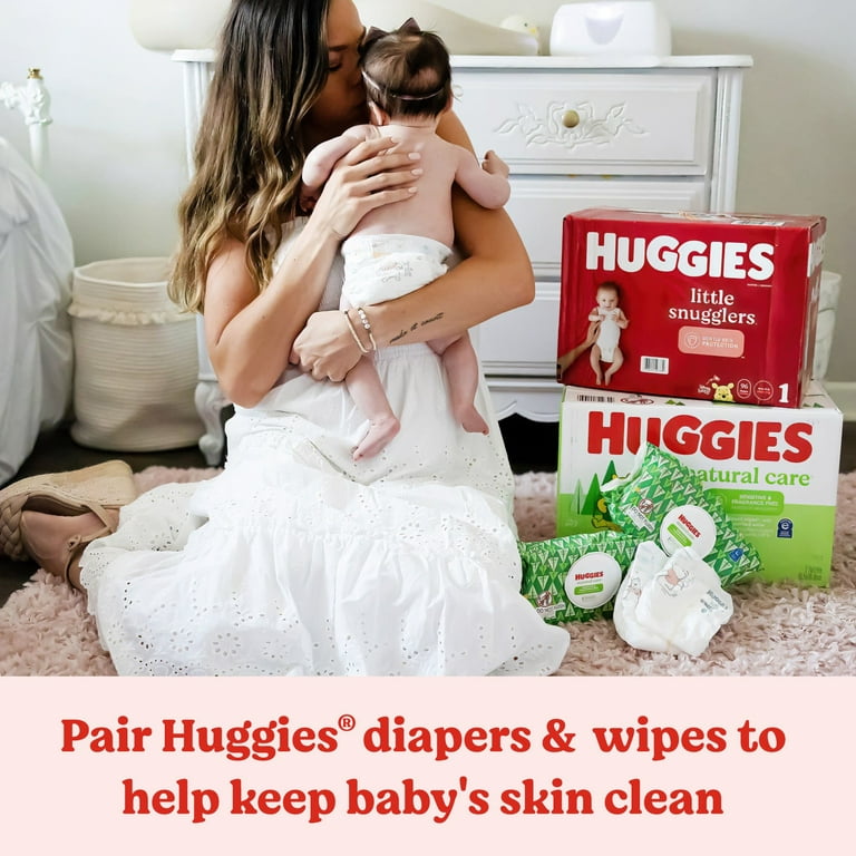 HUGGIES Natural Care lingettes pour bébés pour peau sensible, 560 unit