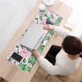 thumbnail image 3 of Long Mouse Pads for Desk,Pioneer Flower Floral Print Pattern Desk Mats on Top Of Desks, Desk Mouse Pad Extra Large with 3mm Non-Slip Base and Stitched Edge for Gaming,Office,Work,Home 31.5"x11.8", 3 of 6