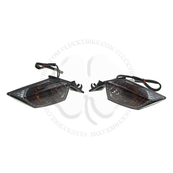 Smoke Front Mirror Turn Signals Kawasaki Ninja ZX10R 2008 2009 2010 ZX 10R 08 09