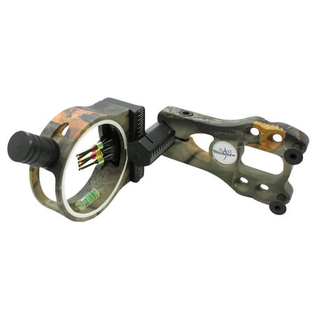 SAS 5-Pin .029 Fiber Optics Archery Bow Sight with LED Sight