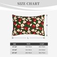 thumbnail image 4 of Uemuo Red Fruit Print Throw Pillow Case – Cozy & Soft Cushion Cover, Hypoallergenic Pillow Case for Sleeping, Perfect for Women with Envelope Closure-20"x30", 4 of 6