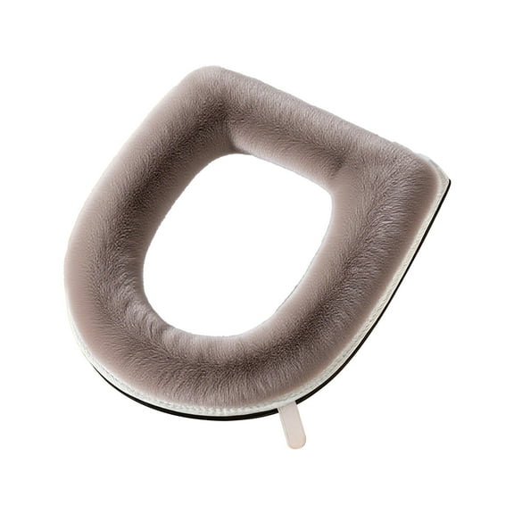 Mink Thickened Toilet Seat Cushion Sitting Toilet Cover Warm Version Washable Toilet Seat Cushion Household Toilet Collar