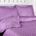 thumbnail image 4 of HomeRoots 528131 13 x 10 x 3.75 in. Cotton Blend Duvet Cover Set, Lilac - King Size - 3 Piece, 4 of 5