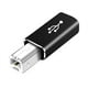thumbnail image 4 of Adaptador USB Tipo-C Eigraketly Cabeza recta Negro 10Conjunto, 4 of 6