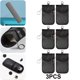 thumbnail image 1 of Funda Bloqueadora Señal Llave Coche Faraday para Llavero Fibra Carbono 2 Uds., 1 of 8