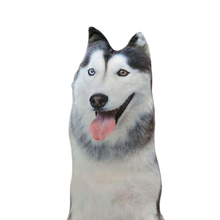 Luipui Lovely Plush Dog Soft Siberian Husky Stuffed Animal Puppy Toy(Colour  as per avability) - 28 cm - Lovely Plush Dog Soft Siberian Husky Stuffed  Animal Puppy Toy(Colour as per avability) .