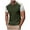 Army Green, variant on ZRGHAOYLQ Waffle Henley Casual Shirts for Men Plus Size Short Sleeve Button Up V Neck Shirt Big and Tall Color Block Shirt Slim Fit Muscle Tshirts