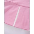 thumbnail image 6 of Sinleey Kids Girls Tennis Golf Dress and Shorts Sets Sleeveless Ballet Dance Leotard Sportswear Pink 8, 6 of 7