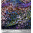 thumbnail image 3 of Soimoi Cotton Cambric Fabric Leopard Panel Print Sewing Fabric Yard 56 Inch Wide, 3 of 3