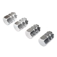 thumbnail image 1 of HEVIRGO 4 Pcs Tire Caps Dustproof Anti-corrosion Aluminum Hexagonal Valve Caps for Car, 1 of 10