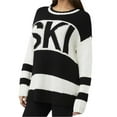 thumbnail image 2 of Fall Winter Women Long Sleeved Letter Print Knit Sweater Pullover, 2 of 3