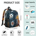 thumbnail image 2 of Students Sports Backpack - Baseball, Football, Basketball Print, Water-Resistant, Comfortable for Training and Competition, 2 of 6
