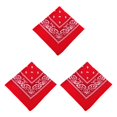 thumbnail image 2 of Naiovety Unisex Poliéster Turbante Bandana Chic Bufanda Cuadrada Paisley Estampado Diadema Senderismo Moderno Pañuelo Regalos Rojo Type1 NO1 Naiovety CBP263468, 2 of 6