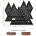 thumbnail image 3 of Triangle Mountain Crystal Shelf Display for Wall, Rock Gem Healing Stone Collections Display Shelf, Crystal Holder Trinket Organizer Knick Knack Shelf, Witchy Decor Gift for Women - 2025 UPGRADED, 3 of 9