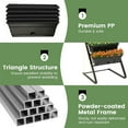 thumbnail image 5 of CERBIOR Vertical Garden Raised Garden Bed 4FT Freestanding Elevated Planters with 5 Container Boxes, Good for Patio Balcony Indoor Outdoor (Black), 5 of 9