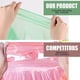 thumbnail image 4 of leyfeng Ponchos Family Pack, Poncho de Lluvia para Adultos y Niños (Pack de 5 4 Colores) Desechables, 4 of 7
