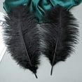 thumbnail image 4 of Black Ostrich Feathers Bulk - 24Pcs 8-10inch Feathers for Crafts,Gatsby and Halloween Party Centerpieces, 4 of 13