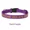 Dark Purple, variant on Lemohome Personalized Dog Collar Embroidered Reflective Nylon Custom ID Name Phone Number XS-XL within 25 characters