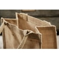 thumbnail image 3 of 6 Burlap Tote Favor Bags with Handles 11 x 9 (6 bags), 3 of 4