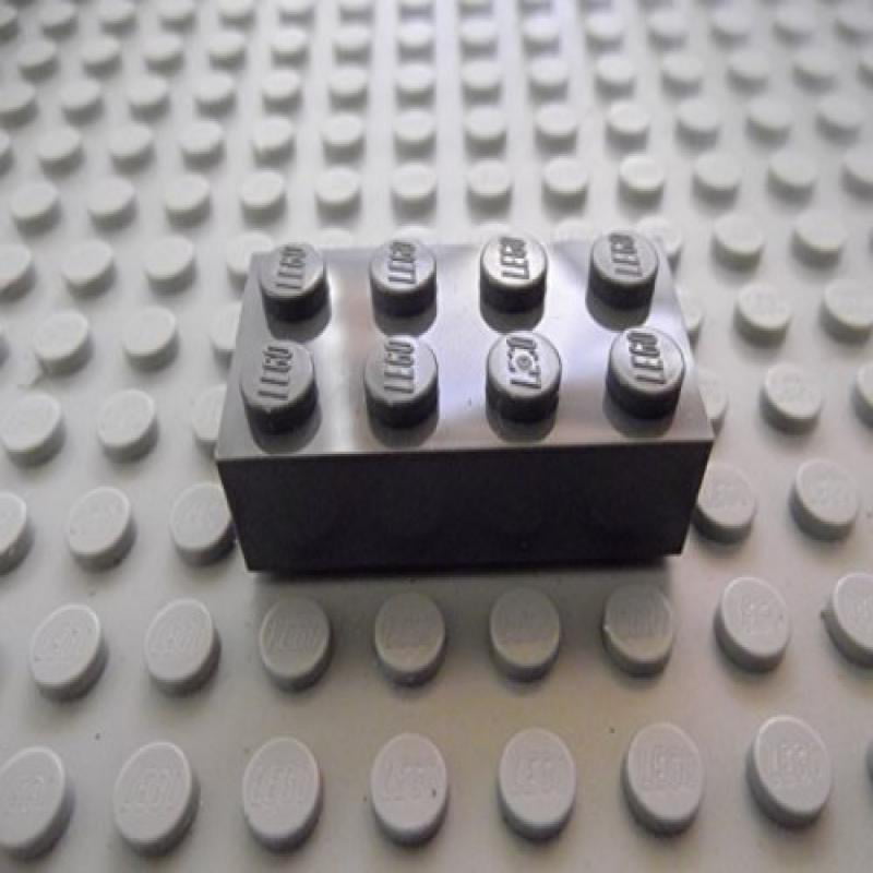 Lego ® 2x4 azulejos gris oscuro-diferentes unidades vendidas-Dark bluish Grey 87079
