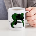 thumbnail image 4 of CafePress - FOOTBALL 6 Green - 11 oz Ceramic Mug - Novelty Coffee Tea Cup, 4 of 4