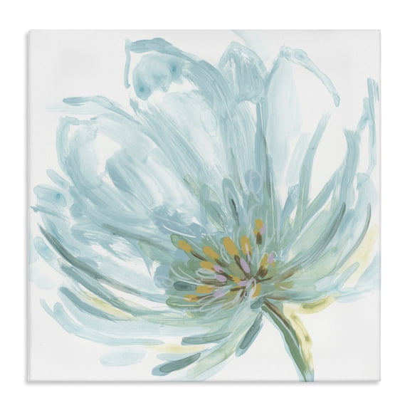 Stupell Industries Contemporary Soft Blue Abstract Bloom Canvas Art, 24 x 24, by June Erica Vess
