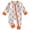 Orange, variant on Newborn Baby Boy Girl Easter Rabbit Jumpsuit Long Sleeve Oblique Zipper Romper Bunny Infant One Piece Overall Outfit (Blue,0-3 Months)