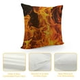 thumbnail image 4 of PRATYUS  Pillow Covers Simple and Cool Flame Throw Pillow Covers Cases for Couch Sofa Bed Home Decor White, 4 of 5