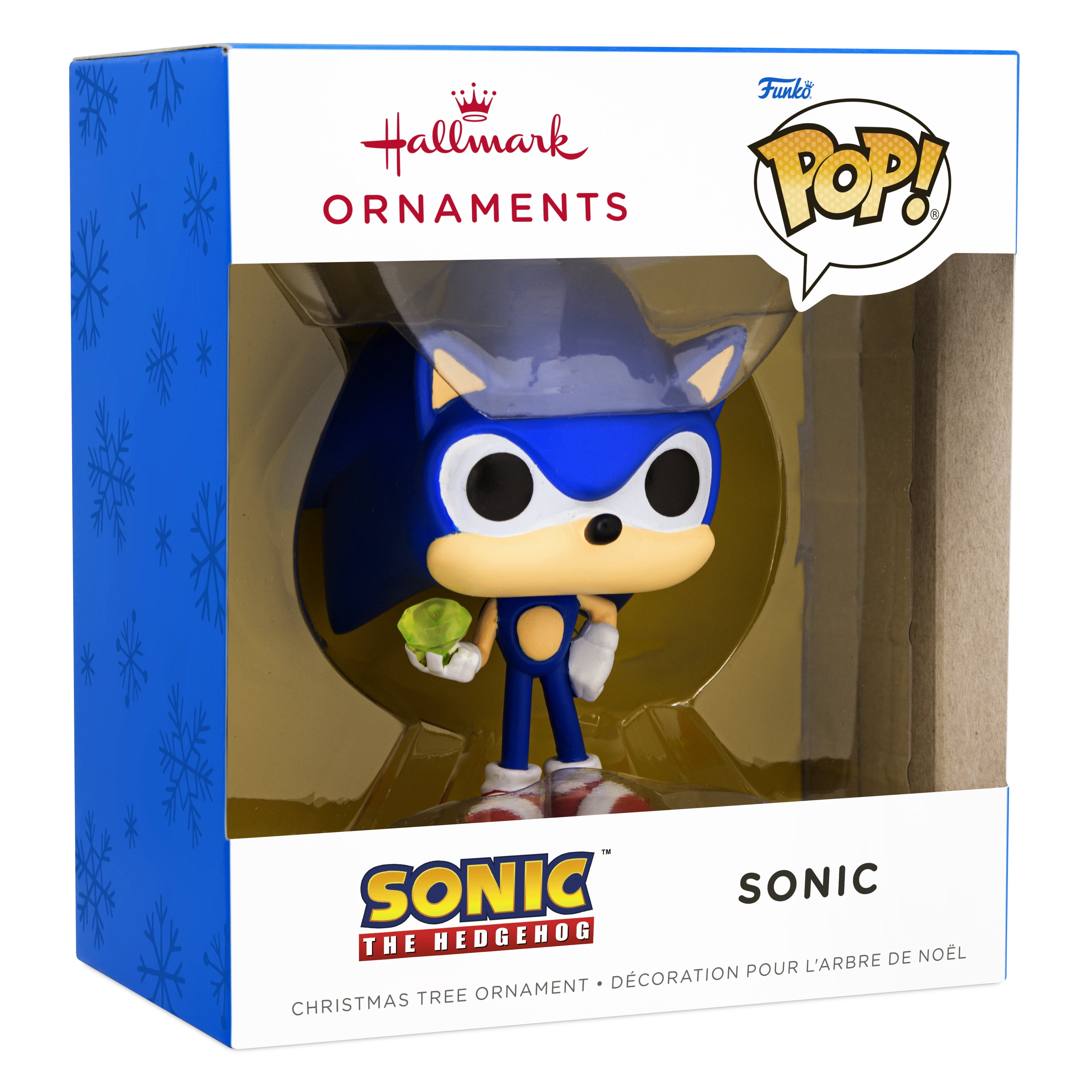 Hallmark Christmas Ornament (Sonic Hedgehog Emerald Funko POP!), 1 Count