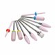 thumbnail image 3 of Juego de cabezales de cerámica para manicura y pedicura, 10 piezas en estuche portátil, ideal para limpieza de cutículas y remoción de esmalte., 3 of 7