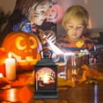 thumbnail image 3 of Calabaza Con Luz De Vela, Farol De Halloween, Farolillos Colgantes, Decoración De Fiesta Multiusos, Colgante De Pared, Adorno De Escritorio Exquisito Vogacara HA042481-03, 3 of 6