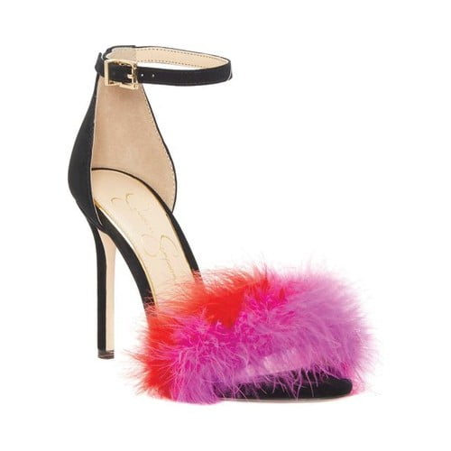 jessica simpson feather shoes