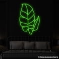 thumbnail image 3 of Glowneon Banana Palm Leaf Neon Sign, Banana Leaf Led Light, Party Decor, Banana Led Light, 3 of 5