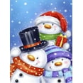 thumbnail image 2 of SUNSOUT INC - Three Snowmen - 300 pc Christmas Jigsaw Puzzle by Artist: Makiko - Finished Size 18" x 24" - MPN# 35316, 2 of 5