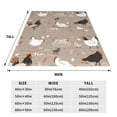 thumbnail image 3 of Sikiie Chicken Ultra-Soft Micro flannel Blanket Luxury All Seasons Warm Blanket for Bedding Sofa and Travel (4 sizes)-80"x60", 3 of 7