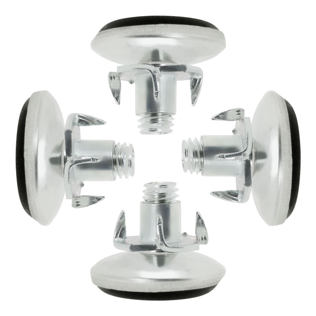 M8 x 15 x 30mm Leveling Feet Adjustable Leveler Protector for Furniture Tab 4pcs