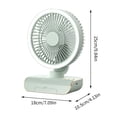 thumbnail image 3 of Fan Stand up Oscillating Fan Oscillating with Remote Retro Fan Floor Small Table Fan for Bedroom Plug in Table Fan Oscillating Parts Desk Air Circulator Fan Quiet Room Fan Remote Control Wall Mount, 3 of 4