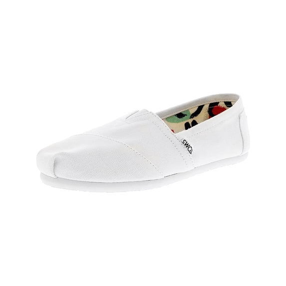 Toms Men's Classic Canvas Optic White Ankle-High Flat Shoe - 9.5M
