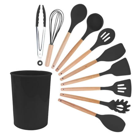 

Younar Silicone Kitchen Utensils | Non-Stick Cooking Utensils Set | Heat Resistant 11 Pcs Kitchen Utensils Turner Tongs Kitchen Utensil Gadgets Tools Set For Nonstick Cookware