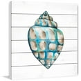 thumbnail image 2 of Marmont Hill "Aquarelle Shells V" Painting Print on White Wood, 2 of 7